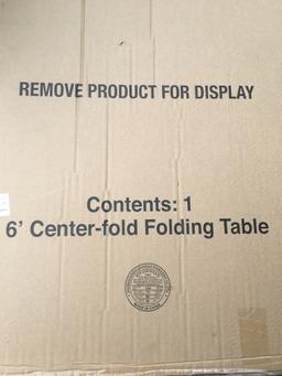 Costco 6 Foot Center Fold Folding Table (Local Pick Up Only)