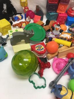 Box Lot of Kids Toys