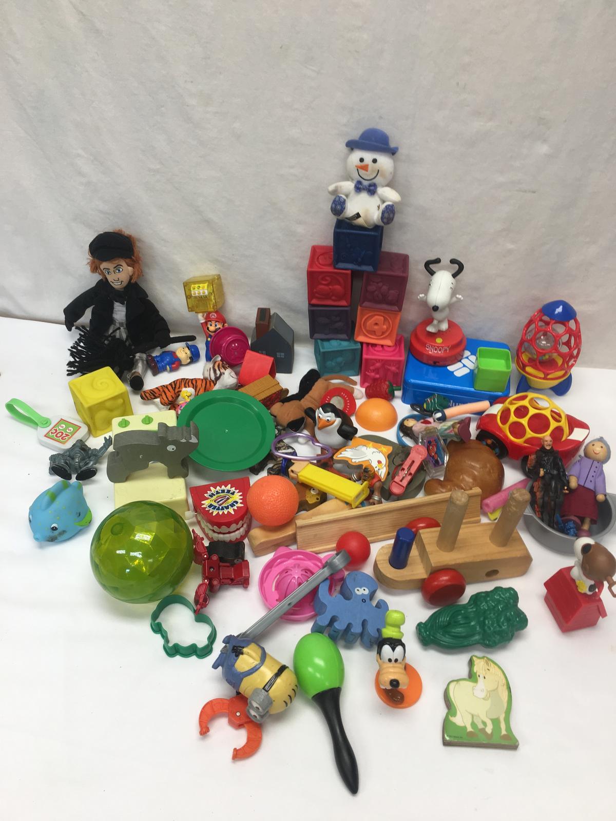 Box Lot of Kids Toys