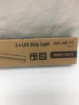 Commercial Electric 2 Foot LED Strip Light/Direct Wire or Plug In