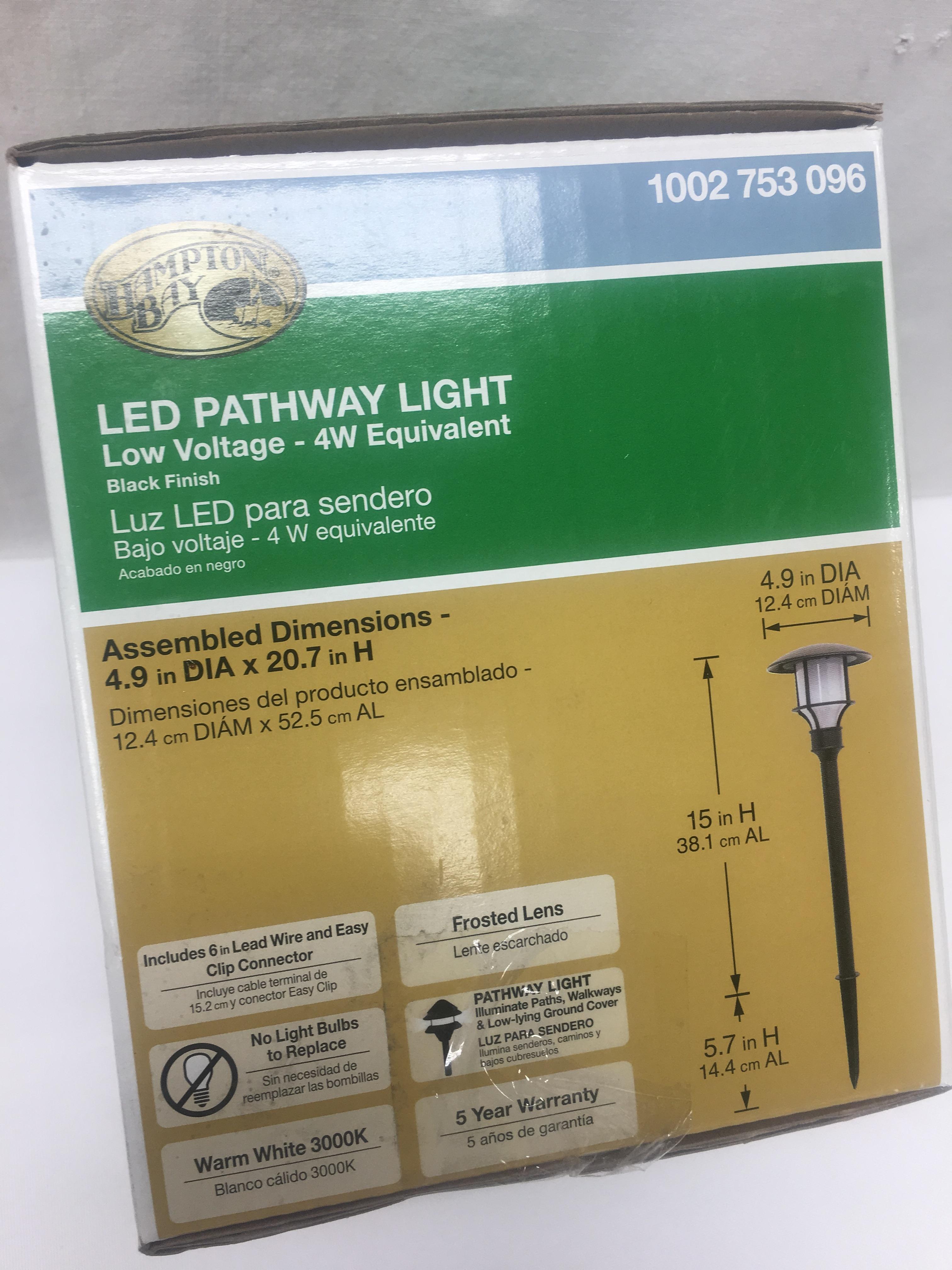 Hampton Bay LED Pathway Light/Low Voltage, 4 Watt Equivalent