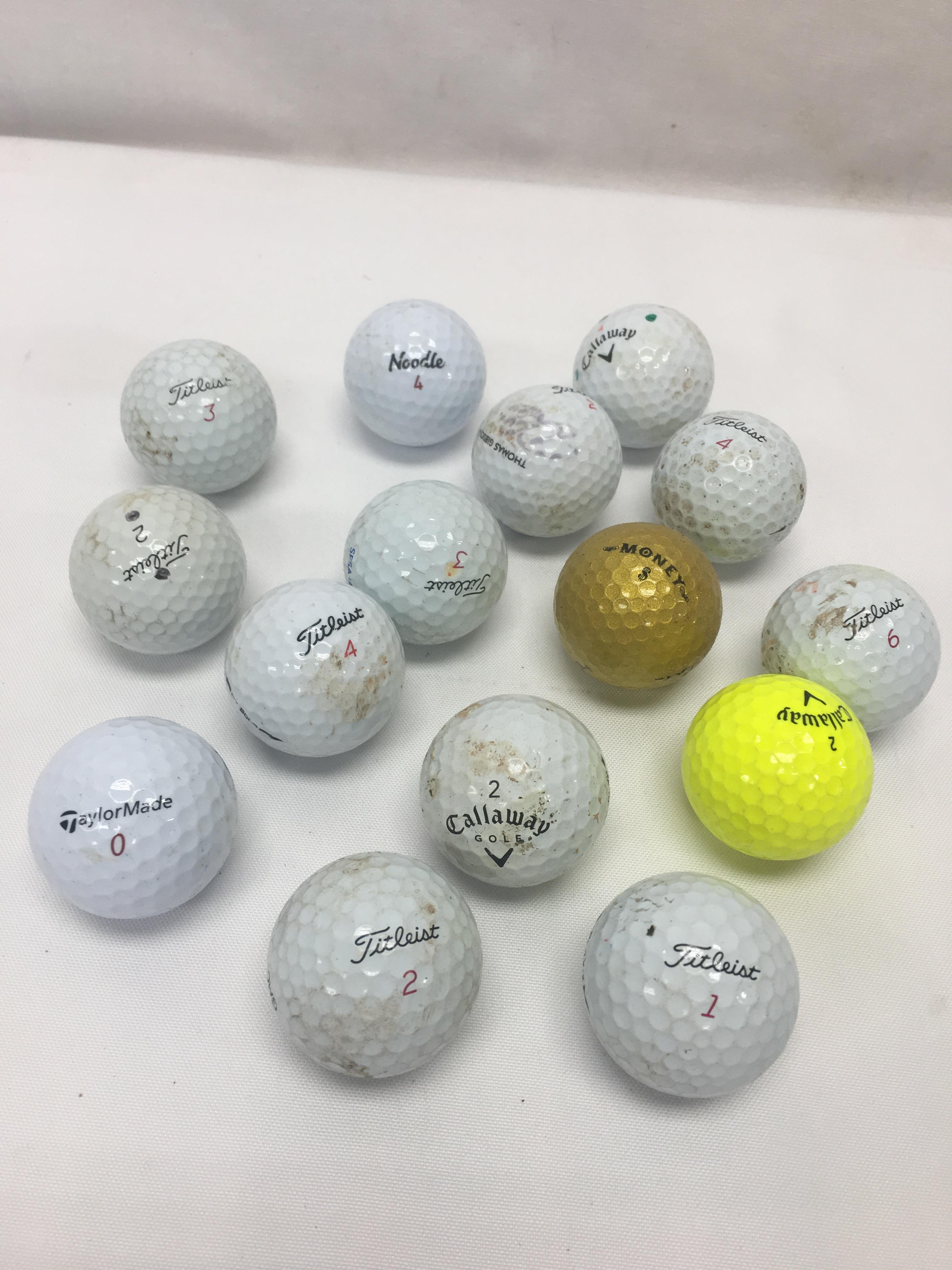 (15) Experienced Golf Balls/PROV-1, TP5, ETC