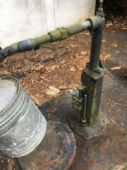 Old Metal Kerosene Pump and Container (Local Pick Up Only)