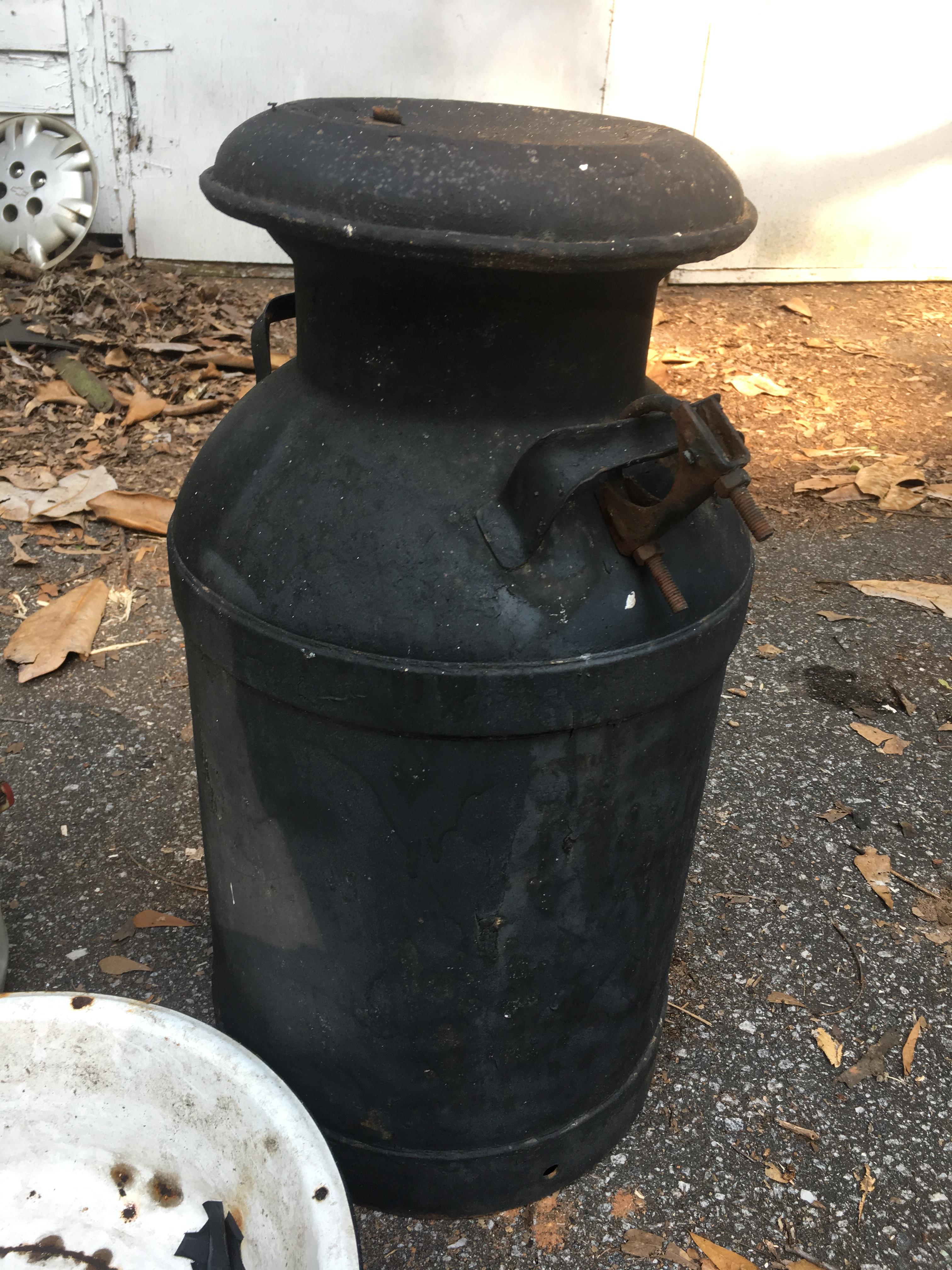 Box Lot/Metal Milk Can, ETC (Local Pick Up Only)