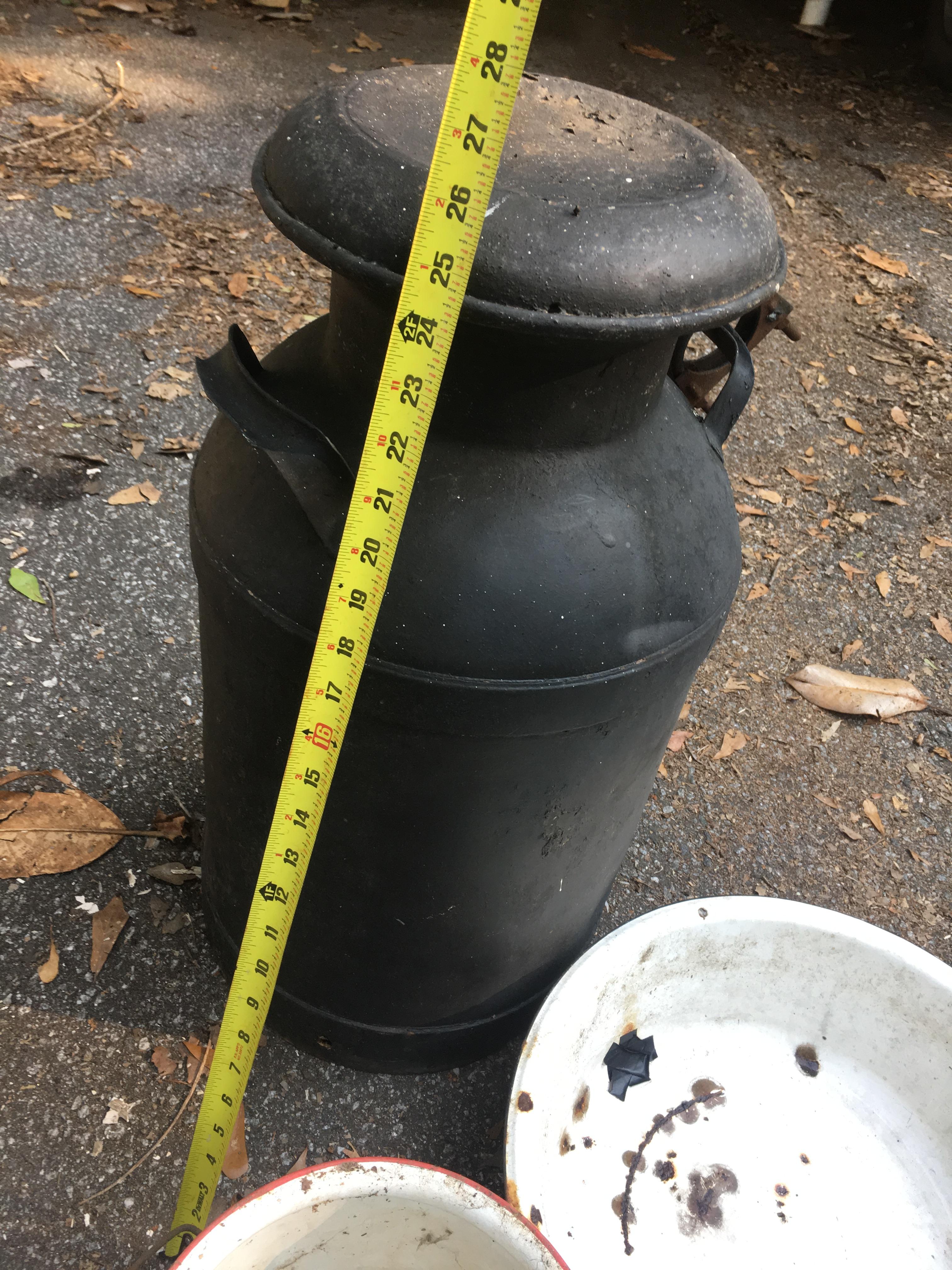 Box Lot/Metal Milk Can, ETC (Local Pick Up Only)