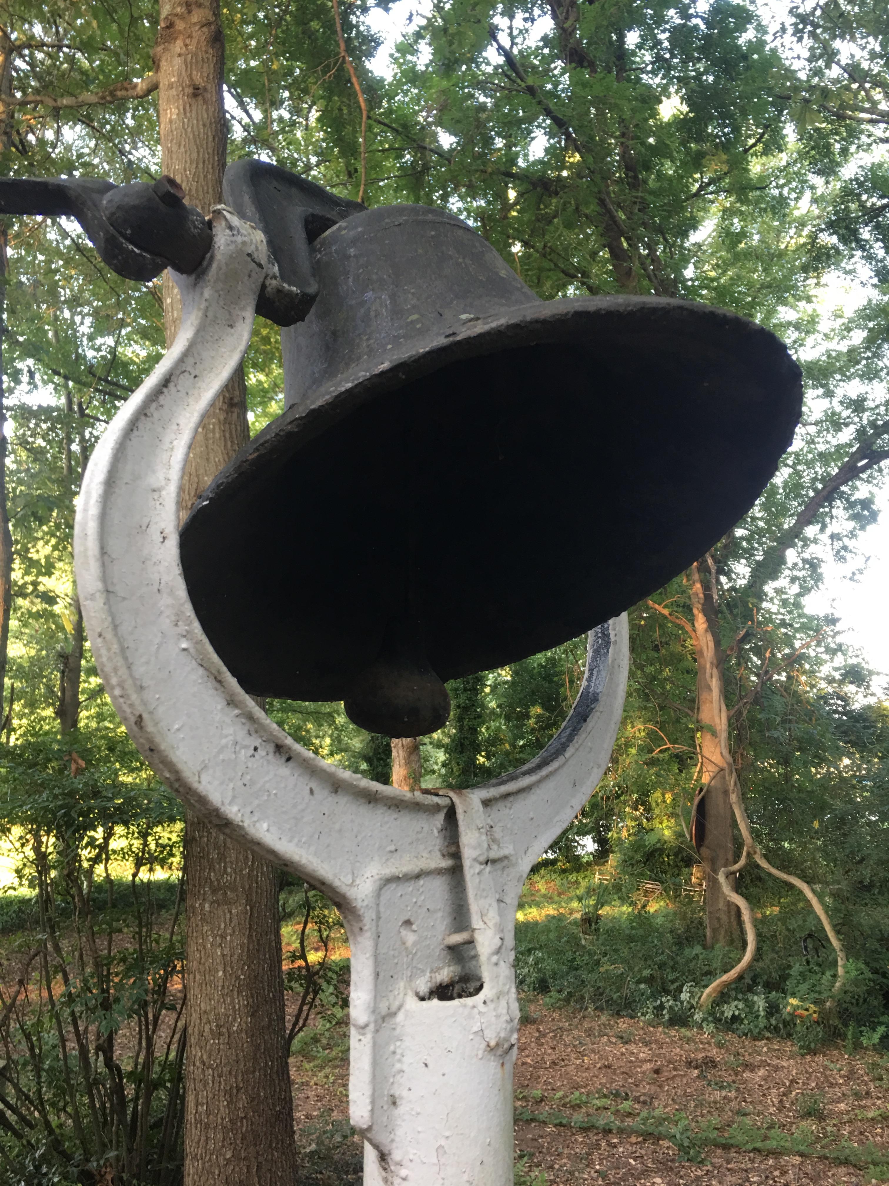 Approx 15in Tall Bell on 8 Foot Pole (Local Pick Up Only)
