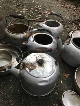 Box Lot/Aluminum Kettles, ETC (Local Pick Up Only)