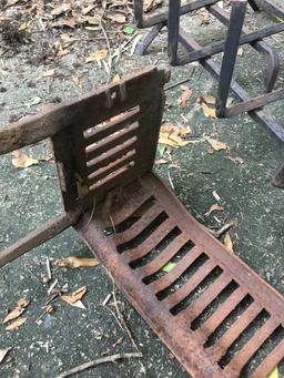 Box Lot/Log Dogs, Grate, Andiron (Local Pick Up Only)
