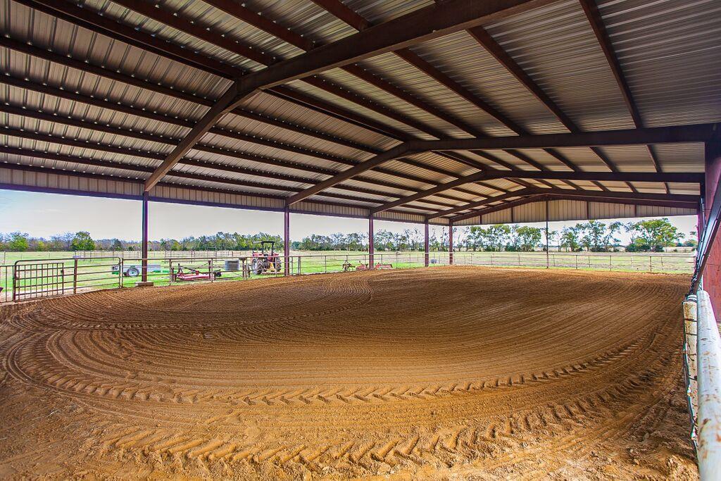 Tract 1: 19.3 Acres with 2512' Home, 13 Stall Barn, Covered & Outdoor Arenas, Horse Walker & Pasture