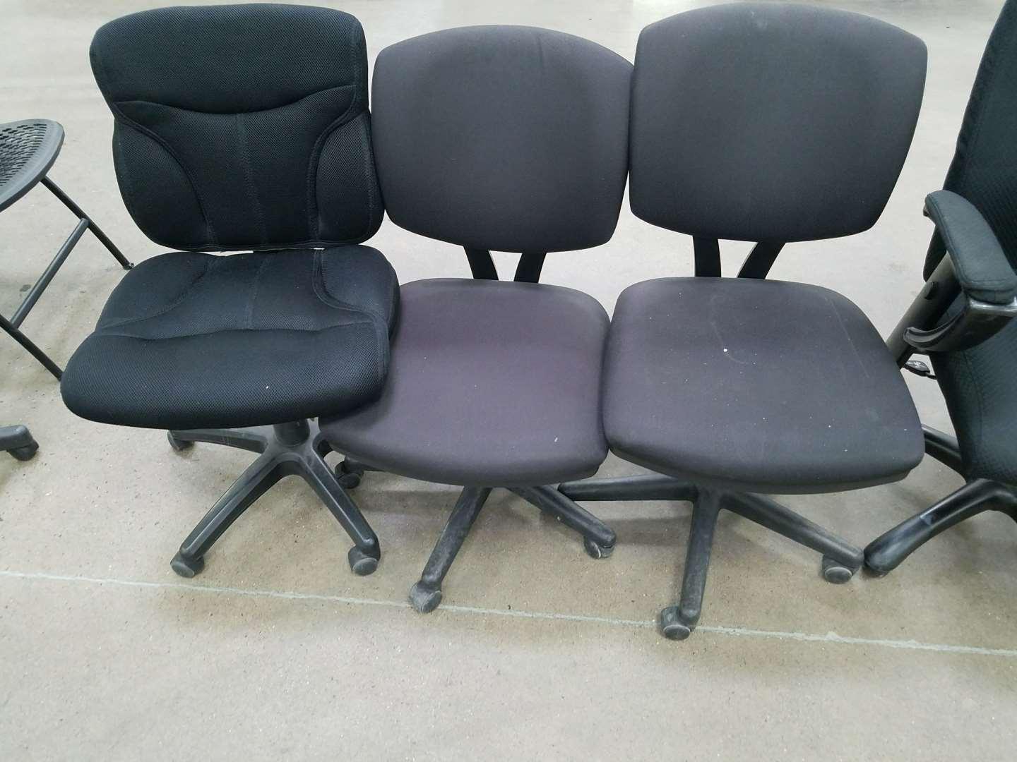 Padded Office Chairs (6)