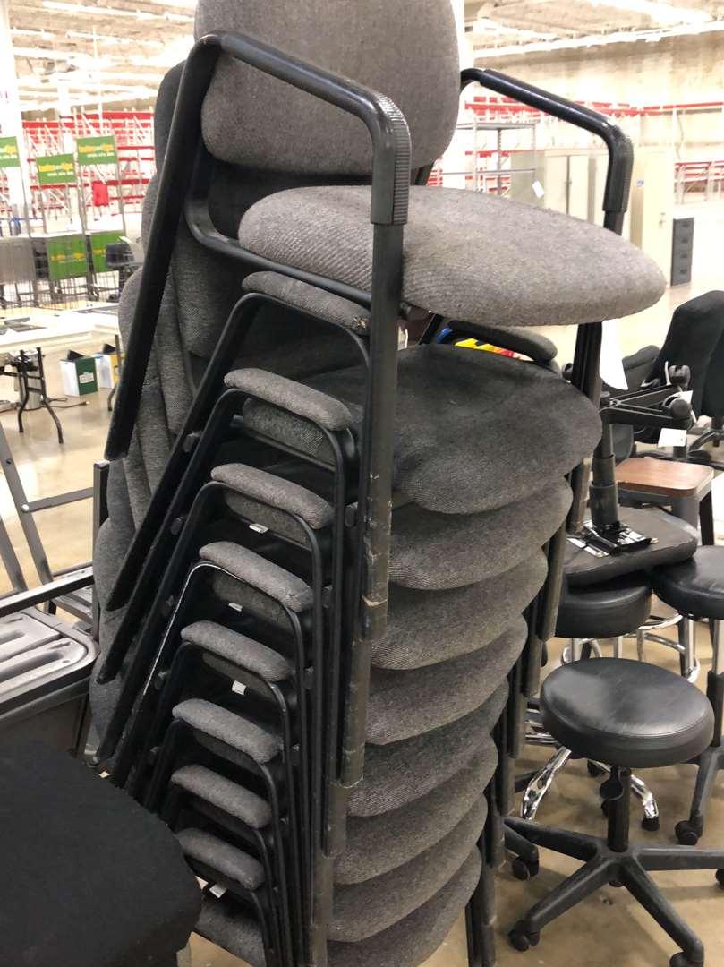 Padded Seat And Back Stackable Office Chairs