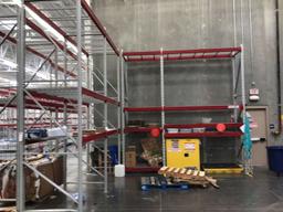 Sections Of Ridg-U-Rack Pallet Racking Including