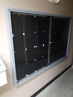 6' x 4' Wall Mounted Display Cases