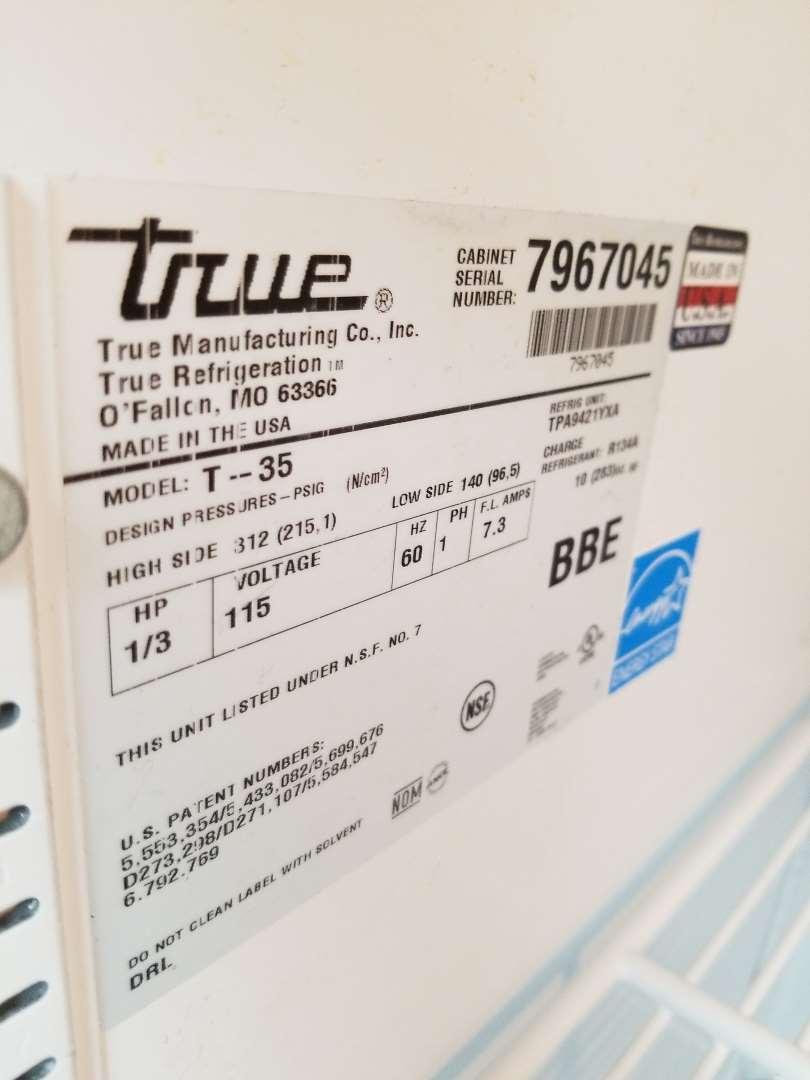 True T-35 Refrigerator Model: 7967045 Unit Is Upstairs