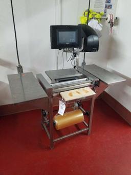 Hobart Model Number: HWS-4C Hand Wrap Station With Scale and Label Printer