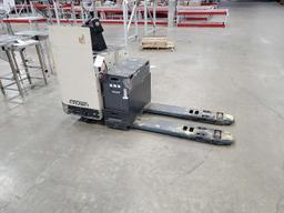 Crown Model Number: PR3020-60, 6000lb Capacity Ride On Electric Pallet Jack