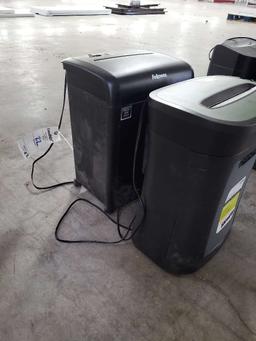 Fellowes 120 Volt Paper Shredder and (1) Royal 120 Volt Paper Shredder