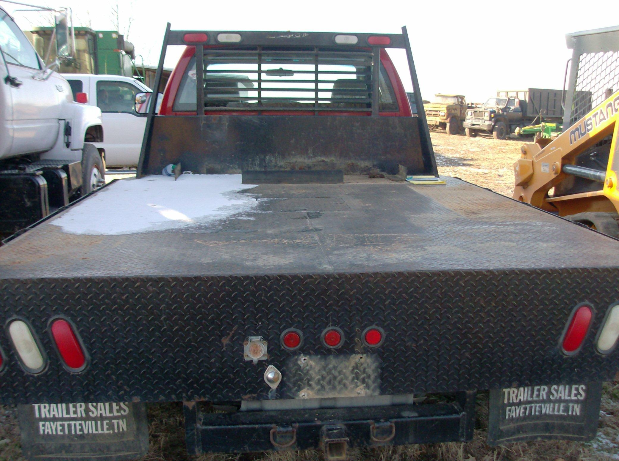 2007 DODGE 3500 RAM HEAVY DUTY 4WD FLATBED, VIN 3D6WH46A37G817201, 6.7L CUMMINS ENG, TURBO DIESEL EN