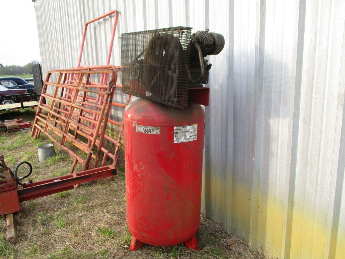 AIR COMPRESSOR, 7 HP, 80 GAL, 1 PHASE, 230V