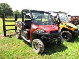 POLARIS XP 900EFI 4X4 ATV, S/N 4XAUH9E?5DB7?2387, OROPS, MANUAL DUMP BED, 951 MTR HRS