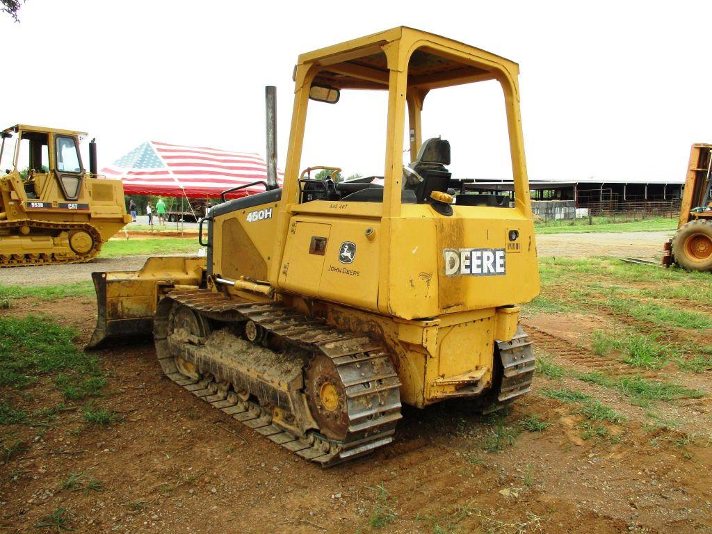 JOHN DEERE 450H CRAWLER TRACTOR, S/N N/A, SBG, 8' 6WB, OROPS