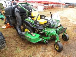 JOHN DEERE 2920M ZERO TURN, S/N 1TC920M6KDX010515, DUMP, BAGGER SYSTEM, 48'' DECK, 23.5 KAWASAKI ENG