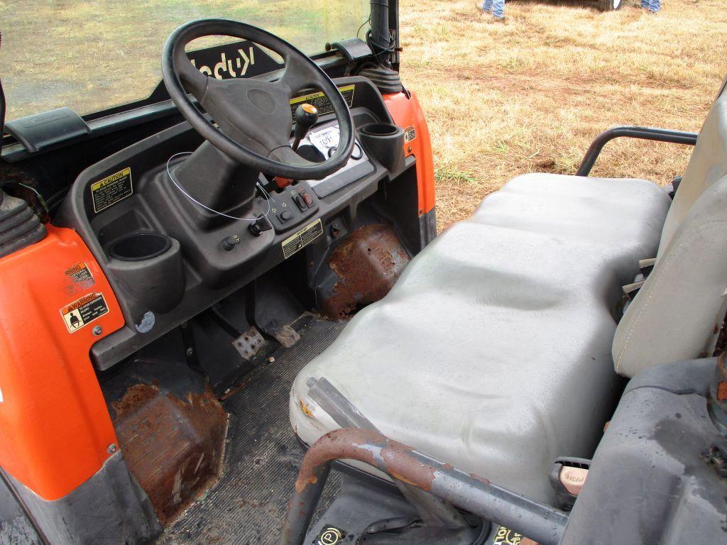 KUBOTA RTV900 4X4 ATV, S/N#88262 DIESEL ENGINE, OROPS, MANUAL DUMP BED