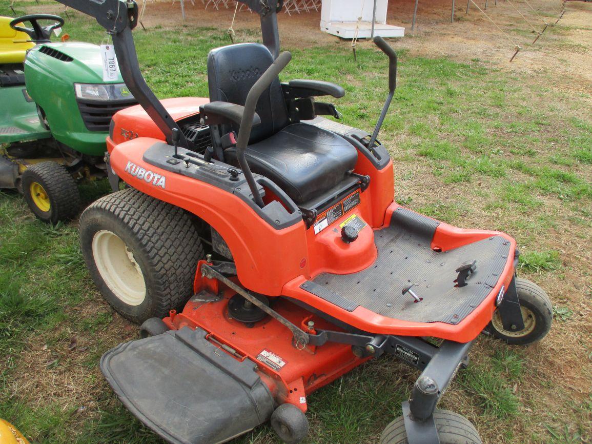 KUBOTA ZG23 ZERO TURN 48'' DECK, GAS ENG, OROPS