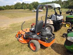 KUBOTA 7122R ZERO TURN, S/N 20987, 42'' DECK, OROPS, KAWASAKI ENG, 240 MTR HRS