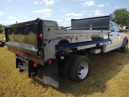 2014 DODGE 5500, VIN 3C7WRMFL9E6169819, 4DR, DUMP BED, 6.7L CUMMINS DIESEL ENG, AT, PW, PL, AC,