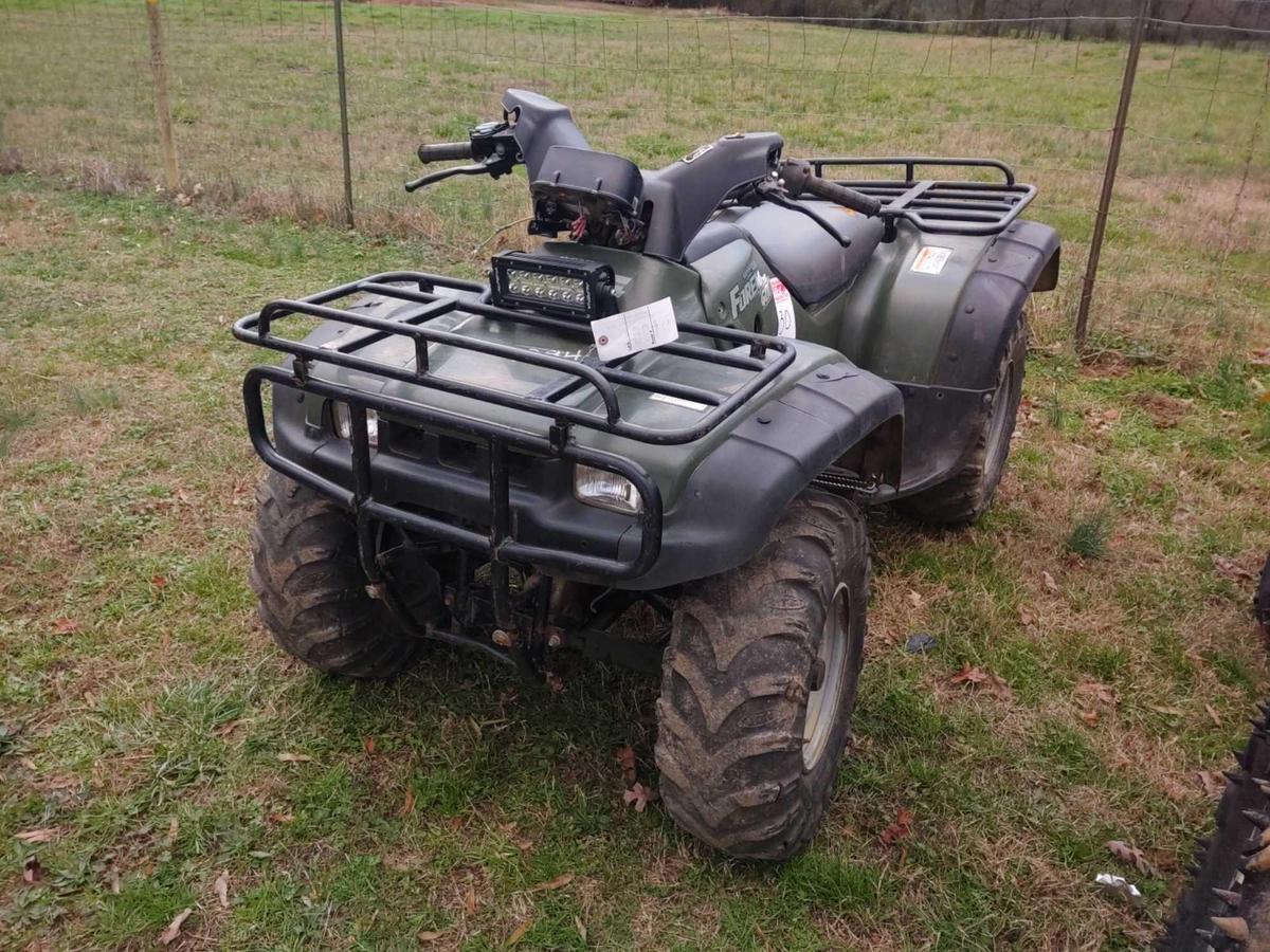 HONDA FOREMAN 400 4 WHEELER, 3157 ODO MILES, 386 MTR HRS