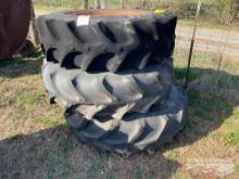 3 TRACTOR TIRES W/RIMS