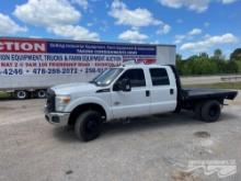 2014 FORD 350 FLATBED TRUCK