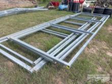 GALVANIZED METAL BUILDING FRAME 20' X 20'