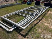 GALVANIZED METAL BUILDING FRAME 20' X 20'