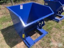 METAL DUMP BIN W/FORK HOLES