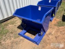 METAL DUMP BIN W/FORK HOLES