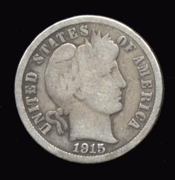 1915 ... Better Date ... Barber Dime