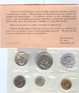 1960 SMALL DATE PROOF SET
