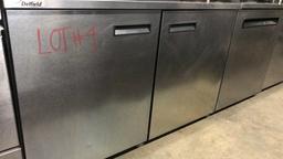 DELFIELD 2 DOOR WORKTOP FREEZER