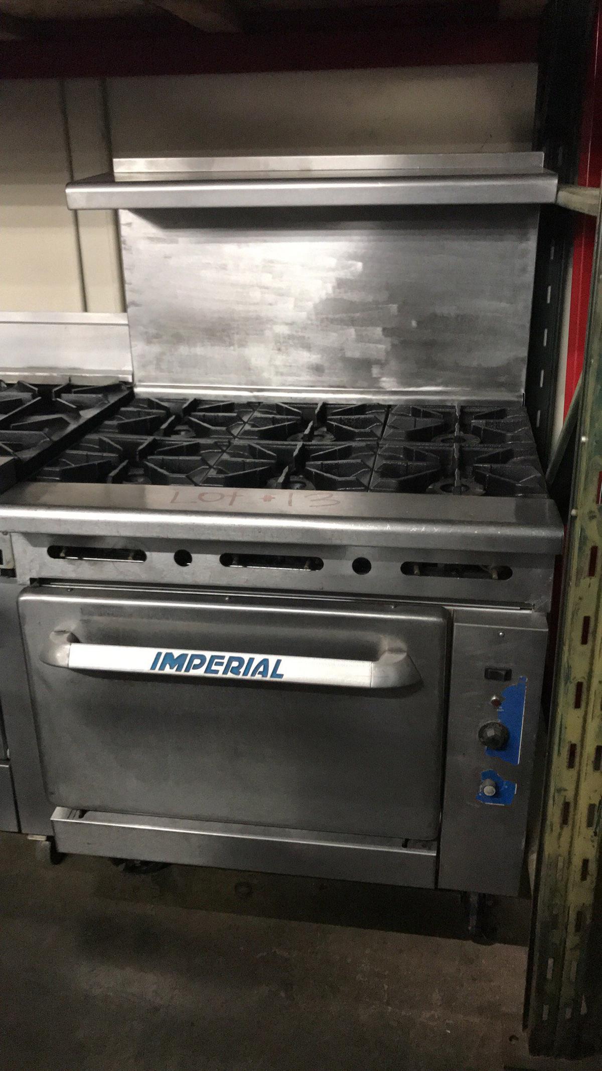 IMPERIAL 6 BURNER STOVE W/ CONVECTION OVEN