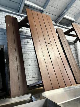 Outdoor Wooden Bench