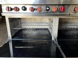 Vulcan 10 Burner Gas Range w/2 Ovens Below