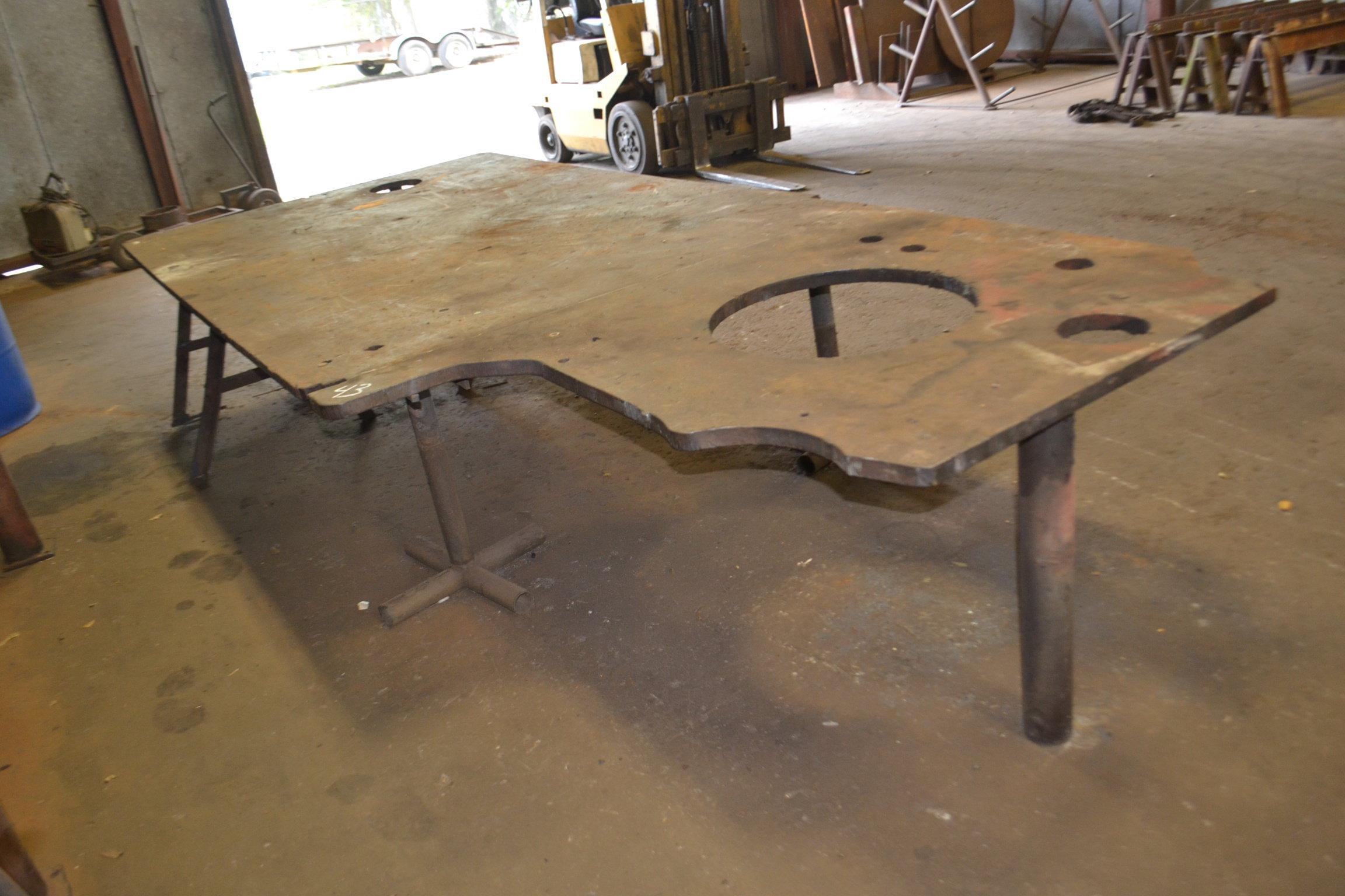 5' X 12' Metal Table