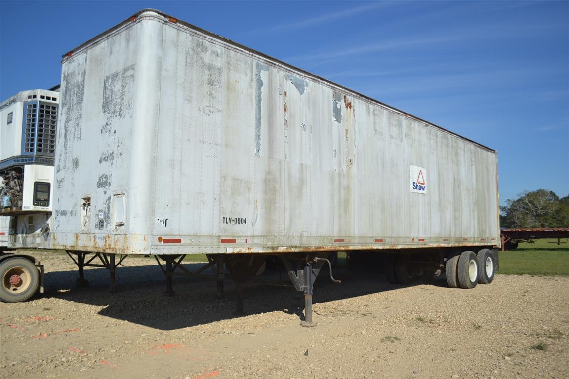 BUDD YF25400A60 40' Van Trailer, Tandem Axles, NO TITLE  ~