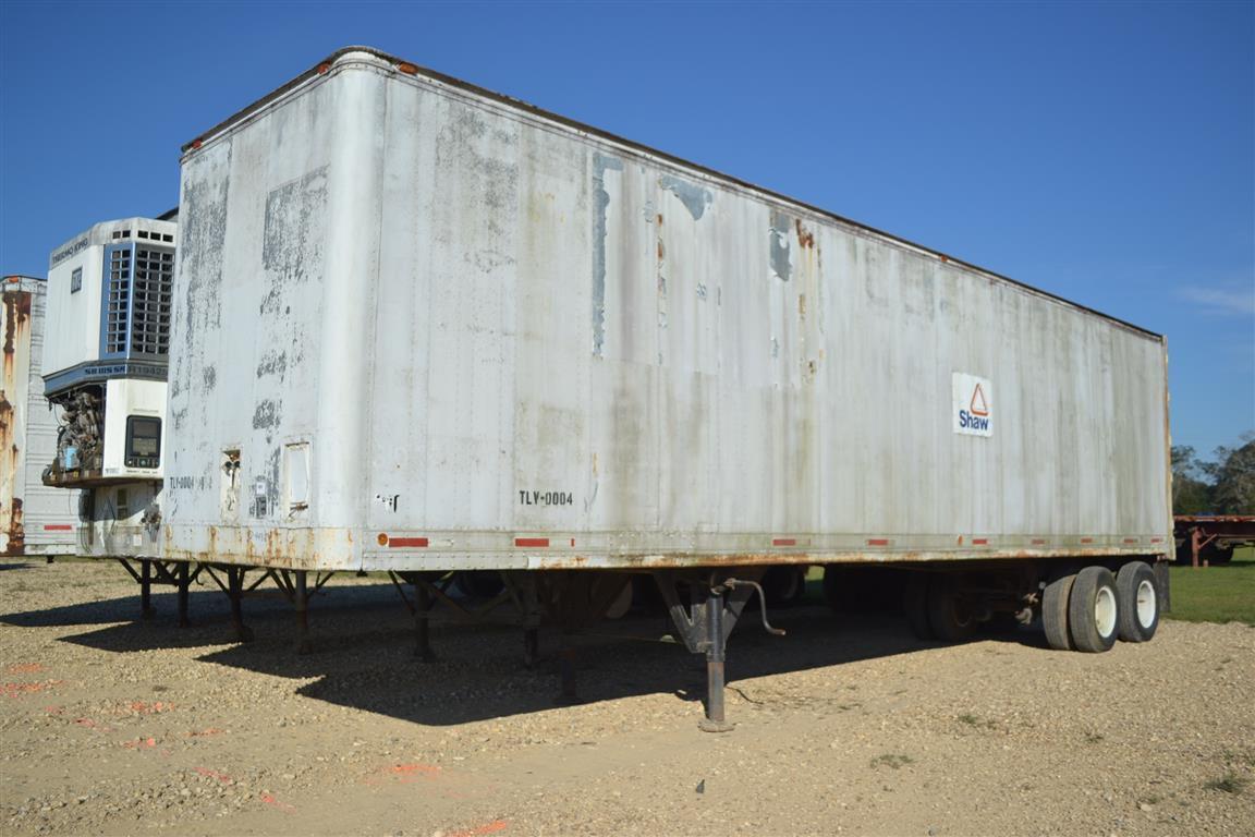 BUDD YF25400A60 40' Van Trailer, Tandem Axles, NO TITLE  ~