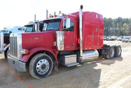 PETERBILT 379 500 hp ISX Cummins Engine, 13- speed transmission, American class interior, Engine bra