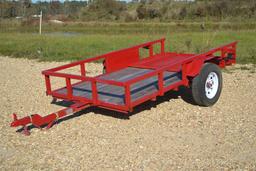 TOPLINE J0 10' Tag Trailer, Tailgate, Single Axle, CERTIFICATE OF ORIGIN   ~ 91685