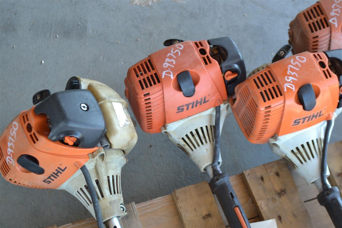 PALLET OF (3) STIHL WEEDEATERS & (1) EDGER . ~