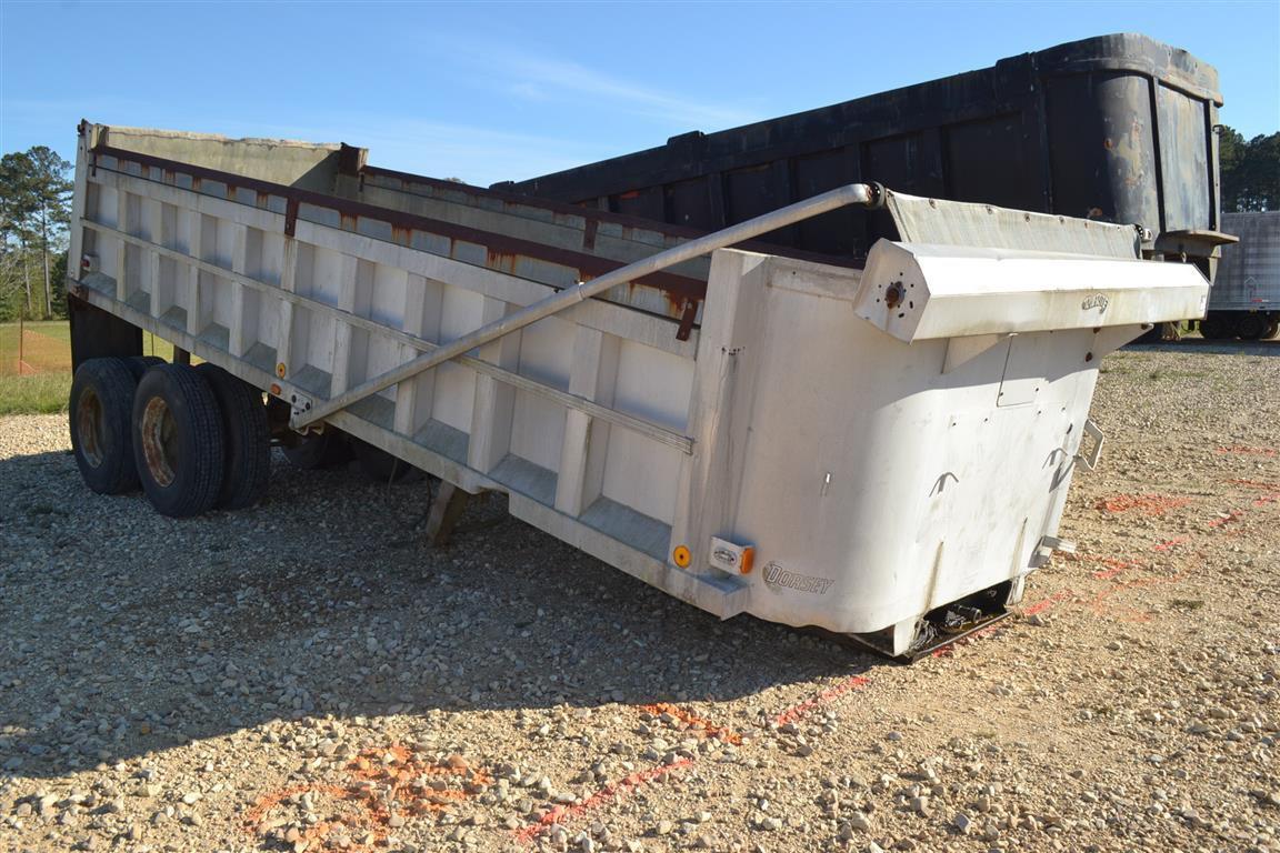 DORSEY 24-A-F-D/24' Aluminum Dump Trailer Electric Tarp, Tandem Axles  ~